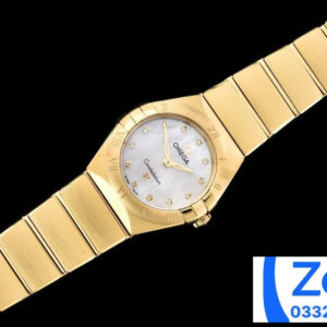 ĐỒNG HỒ NỮ OMEGA CONSTELLATION SUPER FAKE NHÀ MÁY GF MẶT SỐ TRẮNG 25MM 1 ĐỒNG HỒ NỮ OMEGA CONSTELLATION SUPER FAKE NHÀ MÁY GF MẶT SỐ TRẮNG 25MM