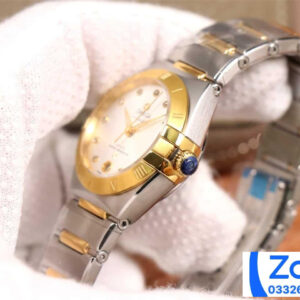ĐỒNG HỒ NỮ OMEGA CONSTELLATION FAKE CAO CẤP NHÀ MÁY 3S VÀNG GOLD 29MM 3 ĐỒNG HỒ NỮ OMEGA CONSTELLATION FAKE CAO CẤP NHÀ MÁY 3S VÀNG GOLD 29MM