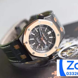ĐỒNG HỒ NAM AUDEMARS PIGUET ROYAL OAK 15709 SUPER FAKE NHÀ MÁY JF ĐEN 41MM 2 ĐỒNG HỒ NAM AUDEMARS PIGUET ROYAL OAK 15709 SUPER FAKE NHÀ MÁY JF ĐEN 41MM
