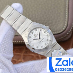 ĐỒNG HỒ NỮ OMEGA CONSTELLATION SUPER FAKE NHÀ MÁY 3S MẶT SỐ TRẮNG 27MM 1 ĐỒNG HỒ NỮ OMEGA CONSTELLATION SUPER FAKE NHÀ MÁY 3S MẶT SỐ TRẮNG 27MM