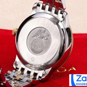 ĐỒNG HỒ NỮ OMEGA DE VILLE FAKE 1:1 NHÀ MÁY UVS FACTORY MẶT VÀNG 32.7MM 4 ĐỒNG HỒ NỮ OMEGA DE VILLE FAKE 1:1 NHÀ MÁY UVS FACTORY MẶT VÀNG 32.7MM