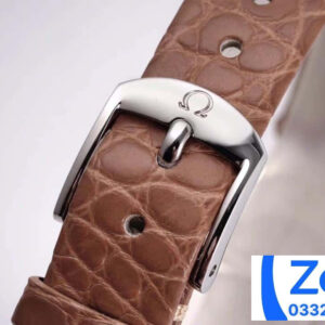 ĐỒNG HỒ NỮ OMEGA DE VILLE FAKE 11 NHÀ MÁY GS DÂY DA NÂU 27MM 4 ĐỒNG HỒ NỮ OMEGA DE VILLE FAKE 11 NHÀ MÁY GS DÂY DA NÂU 27MM