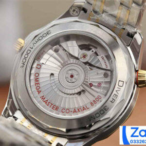 ĐỒNG HỒ NAM OMEGA SEAMASTER FAKE 11 NHÀ MÁY OM DÂY THÉP MẶT ĐEN 42MM 4 ĐỒNG HỒ NAM OMEGA SEAMASTER FAKE 11 NHÀ MÁY OM DÂY THÉP MẶT ĐEN 42MM