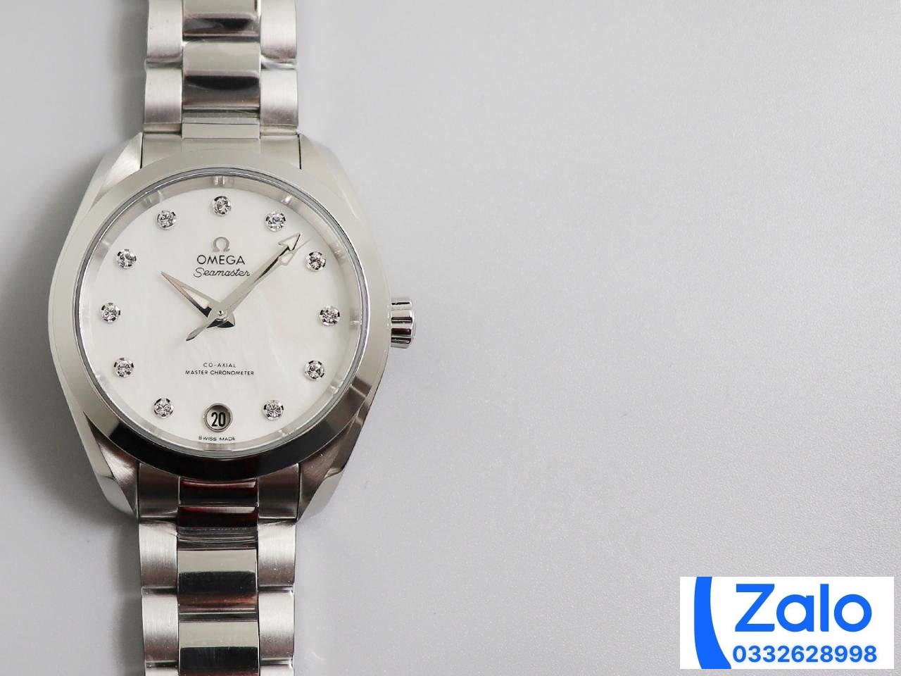 ĐỒNG HỒ NỮ OMEGA SEAMASTER SUPER FAKE NHÀ MÁY VS ĐÍNH ĐÁ NỔI BẬT 34MM ĐỒNG HỒ NỮ OMEGA SEAMASTER SUPER FAKE NHÀ MÁY VS ĐÍNH ĐÁ NỔI BẬT 34MM