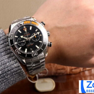 ĐỒNG HỒ NAM OMEGA SEAMASTER SUPER FAKE NHÀ MÁY OM BEZEL MIX HAI MÀU 45MM 6 ĐỒNG HỒ NAM OMEGA SEAMASTER SUPER FAKE NHÀ MÁY OM BEZEL MIX HAI MÀU 45MM