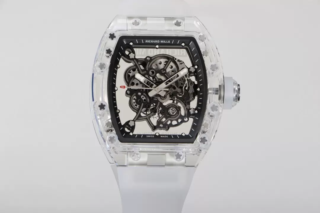 ĐỒNG HỒ NAM RICHARD MILLE RM055 REPLICA 11 NHÀ MÁY RM VỎ TRONG SUỐT 45MM ĐỒNG HỒ NAM RICHARD MILLE RM055 REPLICA 11 NHÀ MÁY RM VỎ TRONG SUỐT 45MM
