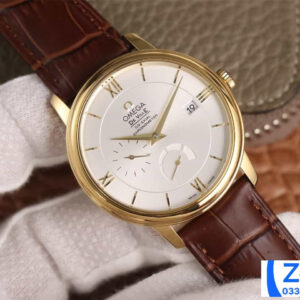 ĐỒNG HỒ NAM OMEGA DE VILLE FAKE 11 NHÀ MÁY AZ DÂY DA VỎ VÀNG GOLD 40MM 1 ĐỒNG HỒ NAM OMEGA DE VILLE FAKE 11 NHÀ MÁY AZ DÂY DA VỎ VÀNG GOLD 40MM