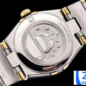 ĐỒNG HỒ NỮ OMEGA CONSTELLATION FAKE 1:1 NHÀ MÁY GF MẶT SỐ XANH 25MM 3 ĐỒNG HỒ NỮ OMEGA CONSTELLATION FAKE 1:1 NHÀ MÁY GF MẶT SỐ XANH 25MM
