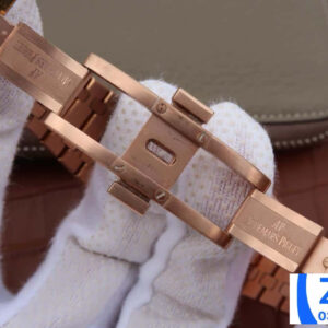 AUDEMARS PIGUET COPIES WATCHES ROYAL OAK 26574 ROSE GOLD JF FACTORY 41MM 5 ĐỒNG HỒ NAM AUDEMARS PIGUET ROYAL OAK 26574 FAKE NHÀ MÁY JF VÀNG HỒNG 41MM