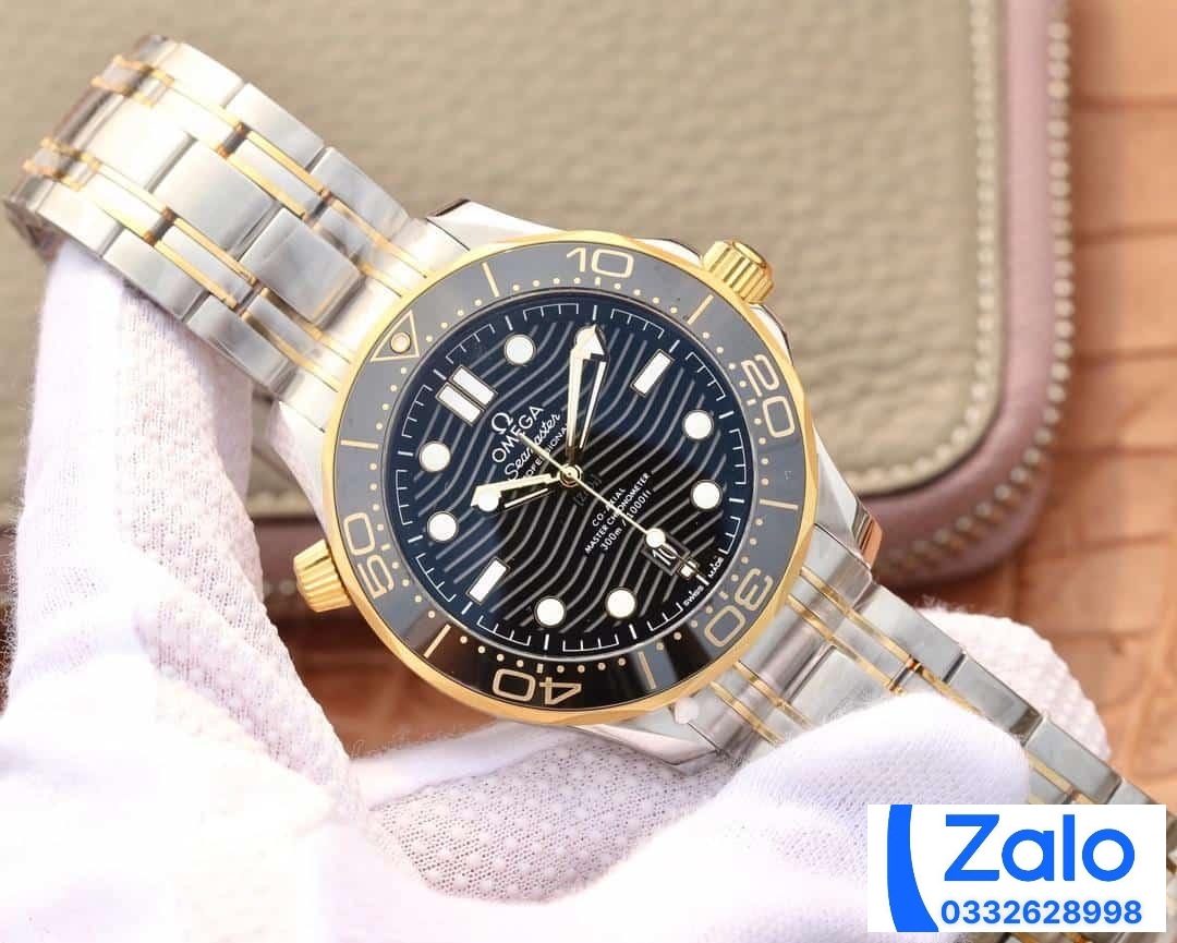 ĐỒNG HỒ NAM OMEGA SEAMASTER FAKE 11 NHÀ MÁY VS FACTORY VÀNG GOLD 42MM ĐỒNG HỒ NAM OMEGA SEAMASTER FAKE 11 NHÀ MÁY VS FACTORY VÀNG GOLD 42MM