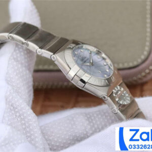 ĐỒNG HỒ NỮ OMEGA CONSTELLATION FAKE 11 NHÀ MÁY ZF MẶT SỐ XANH 27MM 2 ĐỒNG HỒ NỮ OMEGA CONSTELLATION FAKE 11 NHÀ MÁY ZF MẶT SỐ XANH 27MM