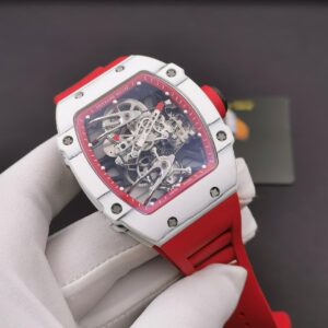ĐỒNG HỒ NAM RICHARD MILLE RM27-02 REPLICA 11 DÂY ĐEO CAO SU ĐỎ 42MM 1 ĐỒNG HỒ NAM RICHARD MILLE RM27-02 REPLICA 11 DÂY ĐEO CAO SU ĐỎ 42MM