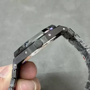 AUDEMARS PIGUET BEST COPIES WATCH ROYAL OAK APS FACTORY BLACK CERAMIC 41MM 2 ĐỒNG HỒ AUDEMARS PIGUET ROYAL OAK REPLICA CAO CẤP NHÀ MÁY APS ĐEN 41MM