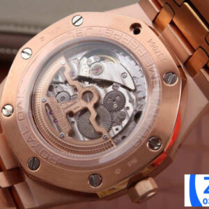 AUDEMARS PIGUET COPIES WATCHES ROYAL OAK 26574 ROSE GOLD JF FACTORY 41MM 4 ĐỒNG HỒ NAM AUDEMARS PIGUET ROYAL OAK 26574 FAKE NHÀ MÁY JF VÀNG HỒNG 41MM