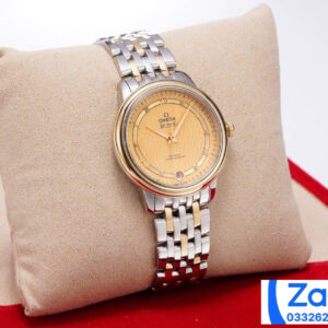 ĐỒNG HỒ NỮ OMEGA DE VILLE FAKE 1:1 NHÀ MÁY UVS FACTORY MẶT VÀNG 32.7MM 1 ĐỒNG HỒ NỮ OMEGA DE VILLE FAKE 1:1 NHÀ MÁY UVS FACTORY MẶT VÀNG 32.7MM
