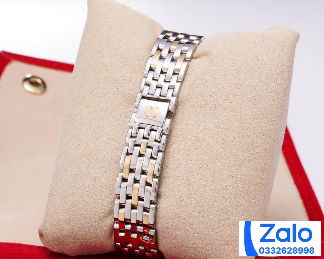 ĐỒNG HỒ NỮ OMEGA DE VILLE FAKE 1:1 NHÀ MÁY UVS FACTORY MẶT VÀNG 32.7MM ĐỒNG HỒ NỮ OMEGA DE VILLE FAKE 1:1 NHÀ MÁY UVS FACTORY MẶT VÀNG 32.7MM