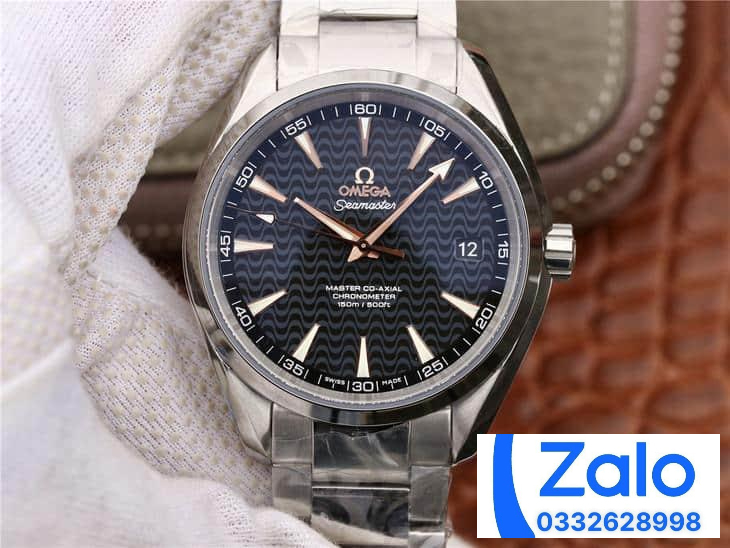 ĐỒNG HỒ NAM OMEGA SEAMASTER AQUA TERRA FAKE NHÀ MÁY VS NIỀNG TRƠN 41MM ĐỒNG HỒ NAM OMEGA SEAMASTER AQUA TERRA FAKE NHÀ MÁY VS NIỀNG TRƠN 41MM