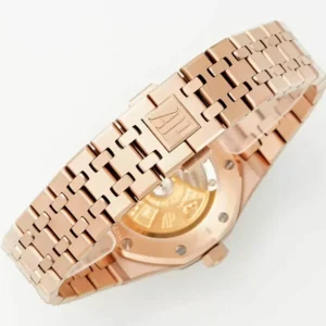 AUDEMARS PIGUET BEST REPLICA WATCHES ROYAL OAK IP FACTORY ROSE GOLD DIAL DEISGN 37MM 5 ĐỒNG HỒ AUDEMARS PIGUET ROYAL OAK REPLICA NHÀ MÁY IP MẶT THIẾT KẾ 37MM