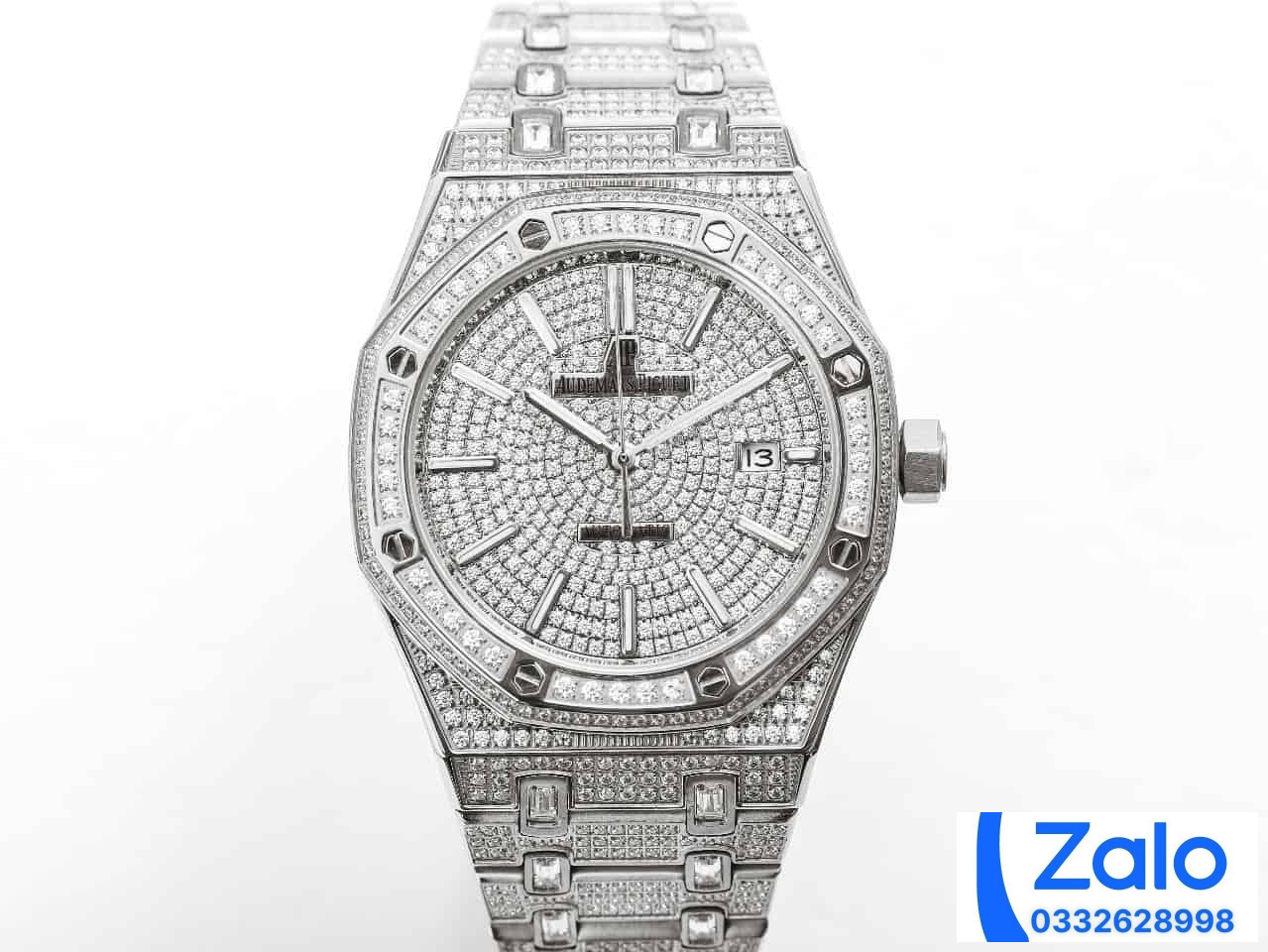 ĐỒNG HỒ NAM AUDEMARS PIGUET ROYAL OAK 15452 REPLICA 11 NHÀ MÁY TZ TRẮNG 41MM ĐỒNG HỒ NAM AUDEMARS PIGUET ROYAL OAK 15452 REPLICA 11 NHÀ MÁY TZ TRẮNG 41MM