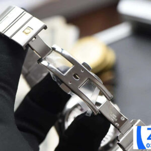 ĐỒNG HỒ NAM OMEGA CONSTELLATION FAKE CAO CẤP NHÀ MÁY VS MẶT SỐ ĐEN 38MM 5 ĐỒNG HỒ NAM OMEGA CONSTELLATION FAKE CAO CẤP NHÀ MÁY VS MẶT SỐ ĐEN 38MM