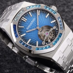 AUDEMARS PIGUET BEST REPLICAS WATCHES ROYAL OAK 26521BC R8 FACTORY BLUE 41MM 1 ĐỒNG HỒ AUDEMARS PIGUET ROYAL OAK 26521BC REPLCIA 11 NHÀ MÁY R8 XANH 41MM