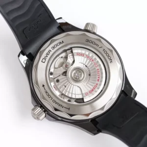 OMEGA SEAMASTER LUXURY FAKE WATCHES BLACK BEZEL GREY CUSTOM DIAL RUBBER STRAP OR FACTORY 43MM 4 ĐỒNG HỒ NAM OMEGA SEAMASTER REPLCIA 1:1 NHÀ MÁY OR MẶT SỐ NỔI BẬT 43MM