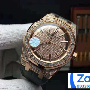 ĐỒNG HỒ NAM AUDEMARS PIGUET REPLICA CAO CẤP NHÀ MÁY JF VÀNG HỒNG 41MM 1 ĐỒNG HỒ NAM AUDEMARS PIGUET REPLICA CAO CẤP NHÀ MÁY JF VÀNG HỒNG 41MM