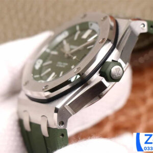 ĐỒNG HỒ NAM AUDEMARS PIGUET ROYAL OAK OFFSHORE 15710 REP 11 NHÀ MÁY JF XANH 42MM 2 ĐỒNG HỒ NAM AUDEMARS PIGUET ROYAL OAK OFFSHORE 15710 REP 11 NHÀ MÁY JF XANH 42MM