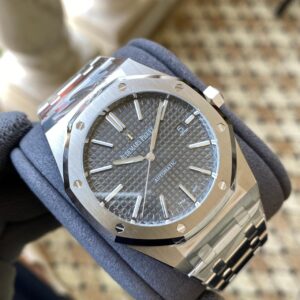 AUDEMARS PIGUET HIGH END REPLICA WATCHES ROYAL OAK APS FACTORY GREY DIAL 41MM 1 ĐỒNG HỒ AUDEMARS PIGUET ROYAL OAK REPLICA 11 NHÀ MÁY APS MẶT GHI 41MM