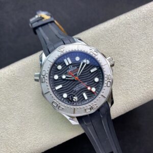 OMEGA SEAMASTER HIGH END WATCHES REPLICAS BLUE DIAL BLACK RUBBER STRAP VS FACTORY 42MM 1 ĐỒNG HỒ NAM OMEGA SEAMASTER FAKE CAO CẤP NHÀ MÁY VS FACTORY 42MM