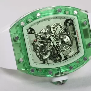 ĐỒNG HỒ NAM RICHARD MILLE RM055 REPLICA 1:1 NHÀ MÁY RM VỎ XANH 45MM 2 ĐỒNG HỒ NAM RICHARD MILLE RM055 REPLICA 1:1 NHÀ MÁY RM VỎ XANH 45MM