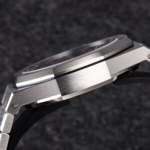 AUDEMARS PIGUET BEST COPIES WATCHES ROYAL OAK 26522TI R8 FACTORY PURPLE PINK DIAL 41MM 3 ĐỒNG HỒ AUDEMARS PIGUET ROYAL OAK 26522TI REP 1:1 NHÀ MÁY R8 LỘ CƠ 41MM