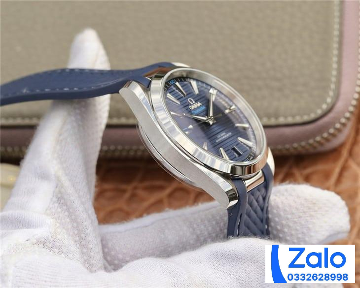 ĐỒNG HỒ NAM OMEGA SEAMASTER FAKE 11 NHÀ MÁY 3S DÂY CAO SU XANH 41MM ĐỒNG HỒ NAM OMEGA SEAMASTER FAKE 11 NHÀ MÁY 3S DÂY CAO SU XANH 41MM