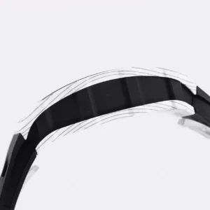 RICHARD MILLE RM35-01 IMITATION WATCHES WHITE CARBON CASE BLACK RUBBER STRAP BBR FACTORY 44MM 3 ĐỒNG HỒ NAM RICHARD MILLE RM35-01 REP CAO CẤP NHÀ MÁY BBR CAO SU ĐEN 44MM