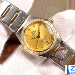 ĐỒNG HỒ NỮ OMEGA CONSTELLATION FAKE 1:1 NHÀ MÁY 3S MẶT SỐ CHẢI TIA 29MM 1 ĐỒNG HỒ NỮ OMEGA CONSTELLATION FAKE 1:1 NHÀ MÁY 3S MẶT SỐ CHẢI TIA 29MM