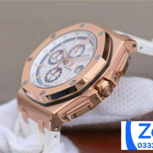 ĐỒNG HỒ AUDEMARS PIGUET ROYAL OAK OFFSHORE 264080 REP NHÀ MÁY JF MẶT TRẮNG 44MM 3 ĐỒNG HỒ AUDEMARS PIGUET ROYAL OAK OFFSHORE 264080 REP NHÀ MÁY JF MẶT TRẮNG 44MM