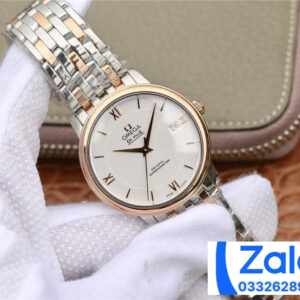 ĐỒNG HỒ NAM OMEGA DE VILLE FAKE 11 NHÀ MÁY VK VIỀN VÀNG HỒNG 36.8MM 1 ĐỒNG HỒ NAM OMEGA DE VILLE FAKE 11 NHÀ MÁY VK VIỀN VÀNG HỒNG 36.8MM