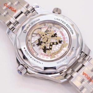 ĐỒNG HỒ NAM OMEGA SEAMASTER FAKE CAO CẤP NHÀ MÁY OR DÂY THÉP 42MM 4 ĐỒNG HỒ NAM OMEGA SEAMASTER FAKE CAO CẤP NHÀ MÁY OR DÂY THÉP 42MM