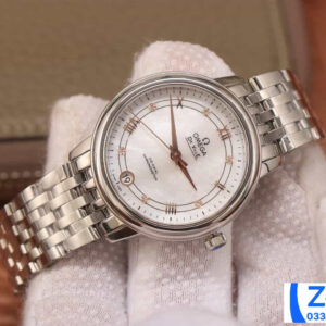 ĐỒNG HỒ NỮ OMEGA DE VILLE FAKE CAO CẤP NHÀ MÁY MKS MẶT TRÒN 32.7MM 1 ĐỒNG HỒ NỮ OMEGA DE VILLE FAKE CAO CẤP NHÀ MÁY MKS MẶT TRÒN 32.7MM