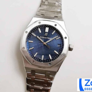 AUDEMARS PIGUET LUXURY REPLICA WATCHES ROYAL OAK 15500 OM FACTORY BLUE DIAL 41MM 1 ĐỒNG HỒ NAM AUDEMARS PIGUET ROYAL OAK 15500 FAKE NHÀ MÁY OM 1 Ô LỊCH 41MM