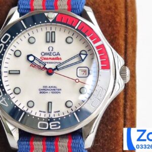 ĐỒNG HỒ NAM OMEGA SEAMASTER FAKE CAO CẤP NHÀ MÁY OM FACTORY DÂY VẢI 41MM 2 ĐỒNG HỒ NAM OMEGA SEAMASTER FAKE CAO CẤP NHÀ MÁY OM FACTORY DÂY VẢI 41MM