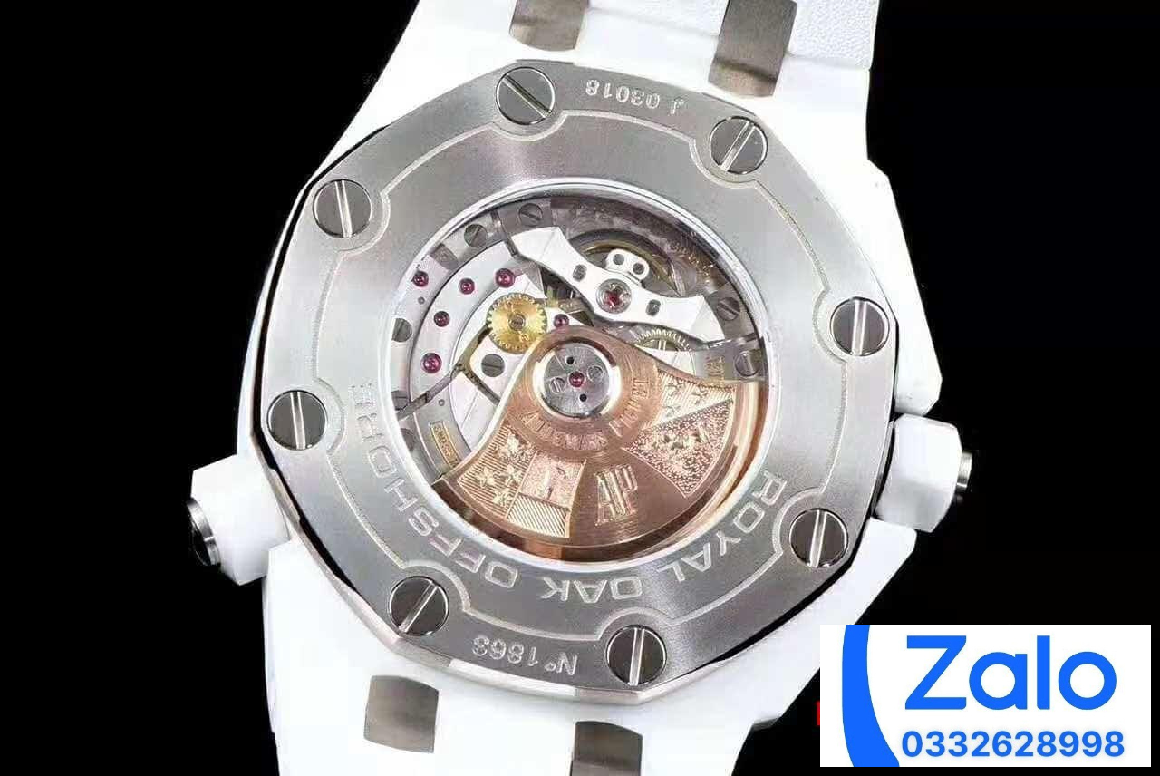 ĐỒNG HỒ NAM AUDEMARS PIGUET ROYAL OAK 15707 REPLCIA NHÀ MÁY JF MÀU TRẮNG 41MM ĐỒNG HỒ NAM AUDEMARS PIGUET ROYAL OAK 15707 REPLCIA NHÀ MÁY JF MÀU TRẮNG 41MM
