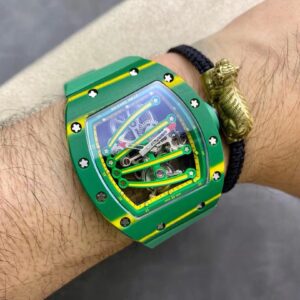 ĐỒNG HỒ NAM RICHARD MILLE RM59-01 REPLICA 11 MẶT XANH DÂY ĐEO XANH 43MM 6 ĐỒNG HỒ NAM RICHARD MILLE RM59-01 REPLICA 11 MẶT XANH DÂY ĐEO XANH 43MM
