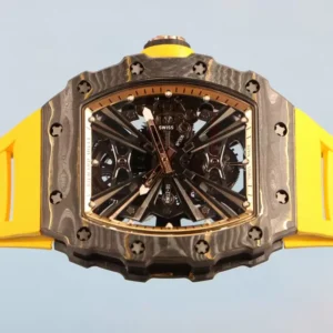 ĐỒNG HỒ NAM RICHARD MILLE RM12-01 REPLICA 11 DÂY CAO SU VÀNG 44MM 2 ĐỒNG HỒ NAM RICHARD MILLE RM12-01 REPLICA 11 DÂY CAO SU VÀNG 44MM