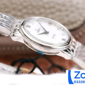 ĐỒNG HỒ NỮ OMEGA DE VILLE SUPER FAKE NHÀ MÁY FZ FACTORY WHITE DIAL 27MM 3 ĐỒNG HỒ NỮ OMEGA DE VILLE SUPER FAKE NHÀ MÁY FZ FACTORY WHITE DIAL 27MM