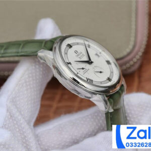 ĐỒNG HỒ NAM OMEGA DE VILLE FAKE CAO CẤP NHÀ MÁY DV DÂY DA XANH 40MM 3 ĐỒNG HỒ NAM OMEGA DE VILLE FAKE CAO CẤP NHÀ MÁY DV DÂY DA XANH 40MM