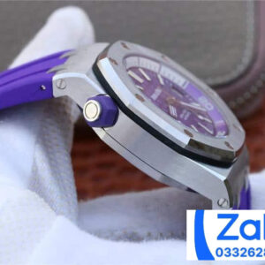AUDEMARS PIGUET REPLICA WATCHES ROYAL OAK 15710 PURPLE 42MM 3 ĐỒNG HỒ NAM AUDEMARS PIGUET ROYAL OAK 15710 SUPER FAKE MÀU TÍM 42MM
