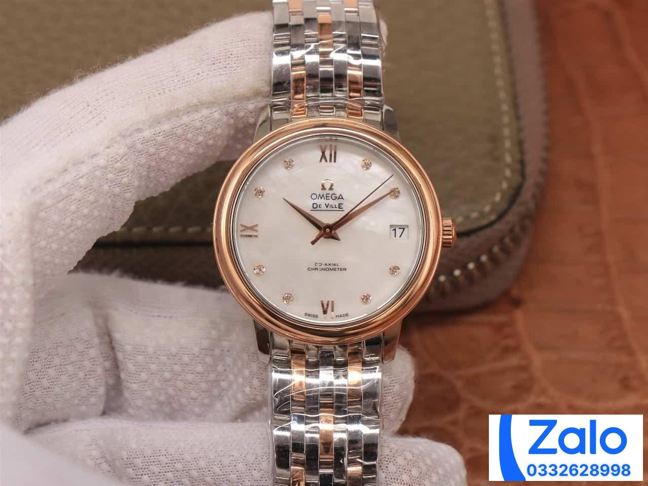ĐỒNG HỒ NỮ OMEGA DE VILLE FAKE CAO CẤP NHÀ MÁY MKS MẶT SỐ XÀ CỪ 32.7MM ĐỒNG HỒ NỮ OMEGA DE VILLE FAKE CAO CẤP NHÀ MÁY MKS MẶT SỐ XÀ CỪ 32.7MM