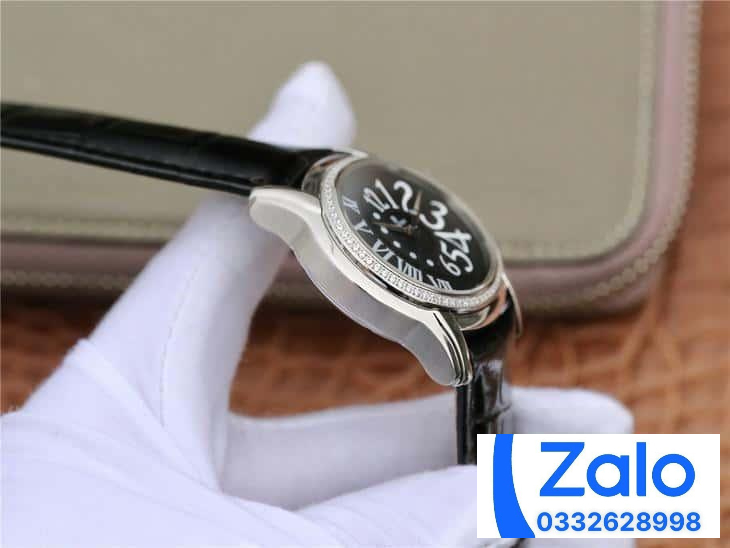 ĐỒNG HỒ NỮ AUDEMARS PIGUET 77303BC FAKE CAO CẤP MÀU ĐEN DÂY DA 39.5MM ĐỒNG HỒ NỮ AUDEMARS PIGUET 77303BC FAKE CAO CẤP MÀU ĐEN DÂY DA 39.5MM