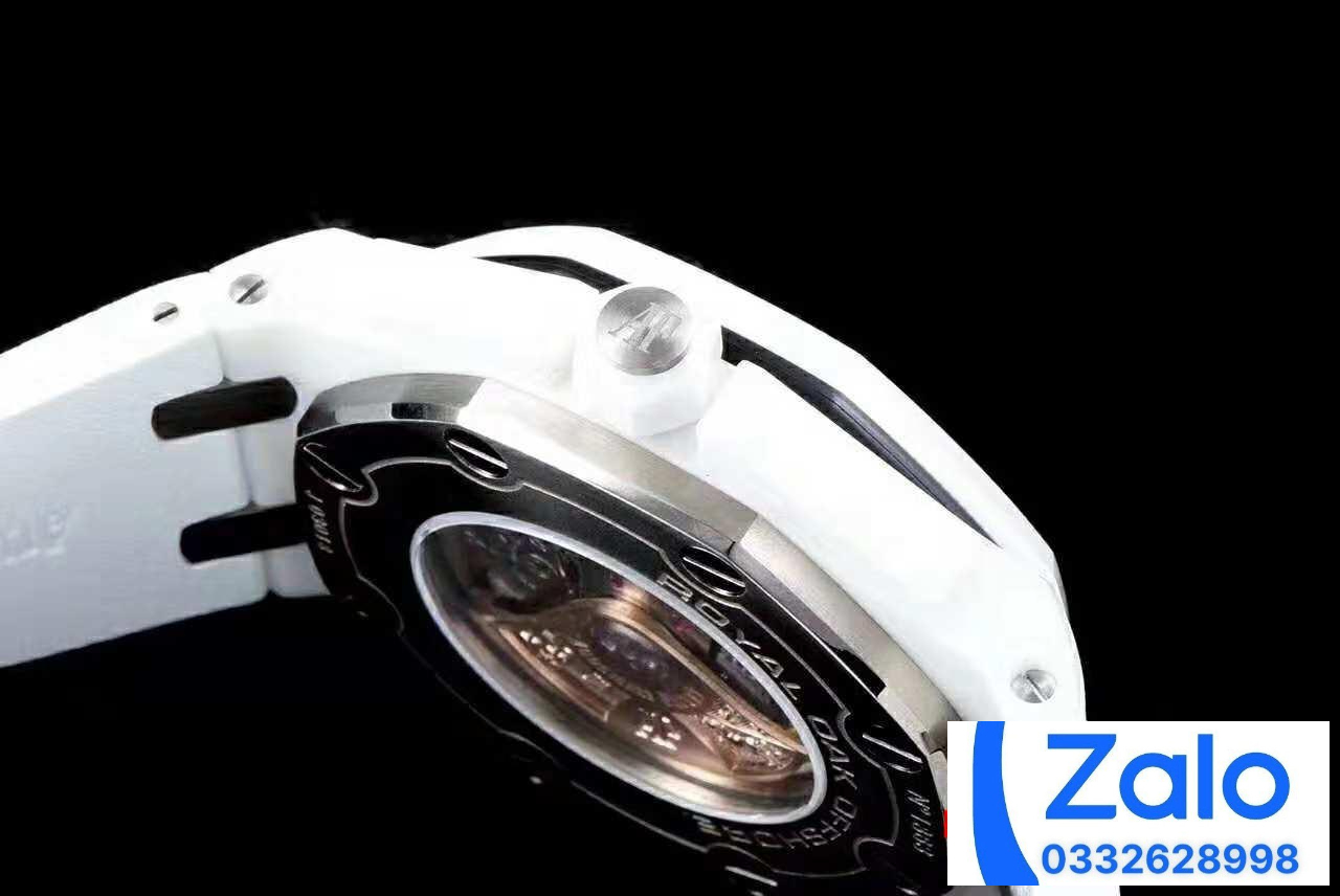 ĐỒNG HỒ NAM AUDEMARS PIGUET ROYAL OAK 15707 REPLCIA NHÀ MÁY JF MÀU TRẮNG 41MM ĐỒNG HỒ NAM AUDEMARS PIGUET ROYAL OAK 15707 REPLCIA NHÀ MÁY JF MÀU TRẮNG 41MM